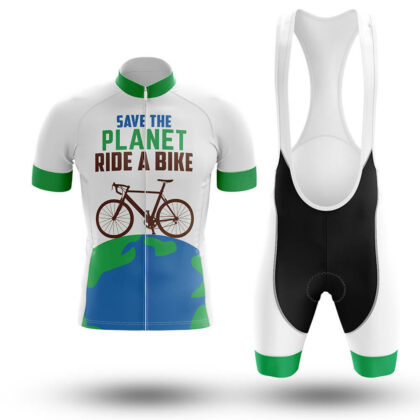 Save The Planet Ride A Bike – Cycling Jersey